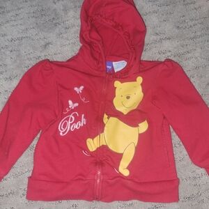 Disney Red and Yellow Winnie the Pooh Hoodie